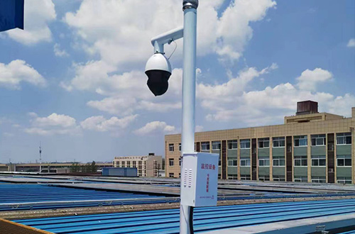 淮南屋顶新能源发电4G监控球机摄像头